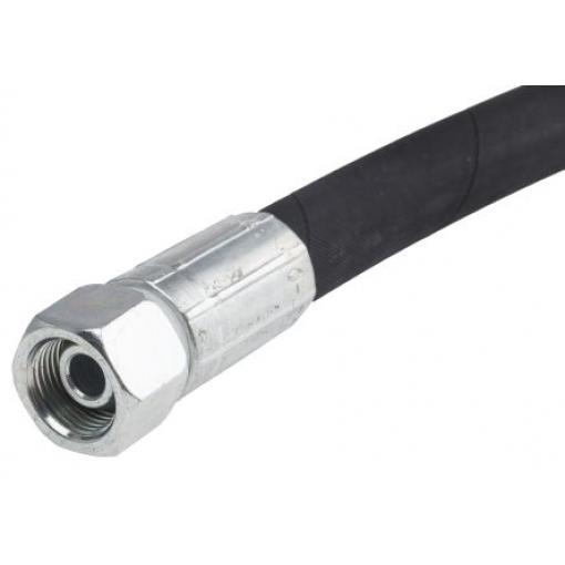 RS PRO Sestava hydraulických hadic, celková délka: 654 mm Syntetická pryž, max. tlak: 215 bar, teplotní rozsah: 100 °C,