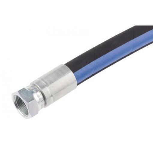 RS PRO Sestava hydraulických hadic, celková délka: 454 mm Syntetická pryž, max. tlak: 215 bar, teplotní rozsah: 100 °C,