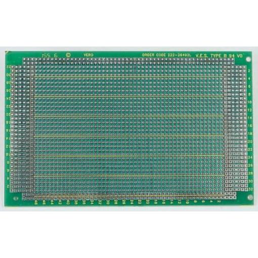 Vero Technologies Maticová deska 222-26492 FR4 s 42 x 38 1.02 mm otvory a roztečí 2.54 mm 160 mm 100 mm