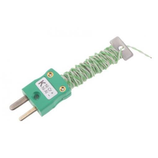 Termočlánek s odkrytým spojem 1 m kabel typ K Perfluoralkoxyalkan 1 m sonda 1/0.2 mm na 220 °C IEC, RoHS Compliant RS