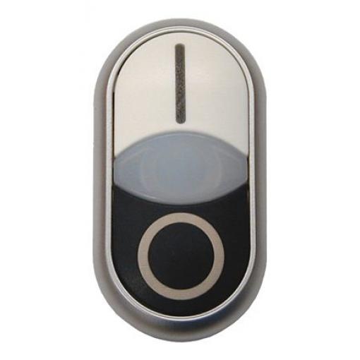 Eaton Tlačítkový spínač, řada: RMQ Titan M22 Černá, Bílá Okamžité, průměr výřezu: 22 mm IP66