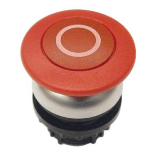 Eaton Tlačítkový spínač, řada: RMQ Titan M22 Červená Okamžité, průměr výřezu: 22 mm IP67