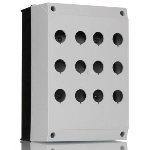 Zapouzdřené tlačítko, řada: RMQ Titan M22, průměr výřezu: 22 mm Šedá Plastové Eaton, počet výřezů: 12