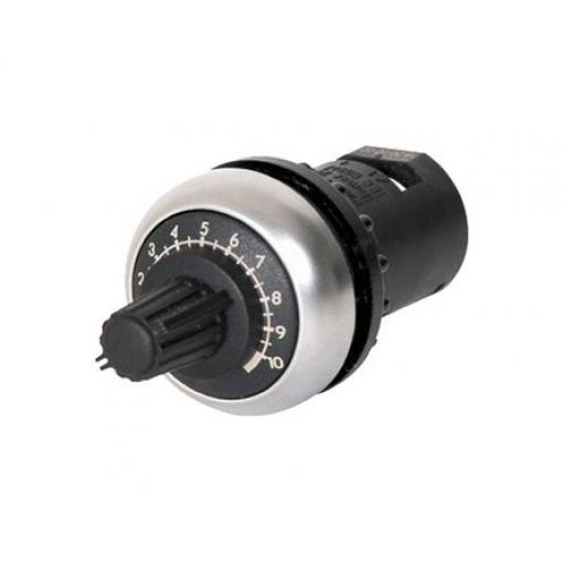 Potenciometr, průměr hřídele: 29.5 mm, řada: RMQ-Titan 4.7 kΩ 0.5 W 232232 M22S-R4K7 Rotační, Přední montáž Eaton