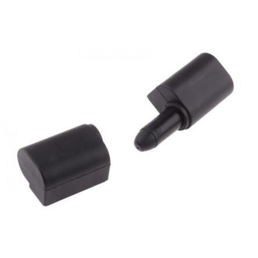 Cisternový závěs Výkyvné Válcový zámek, Matný, Termoplast Zvedání Šroubová, délka: 62 mm x 22 mm x 17 mm RS PRO