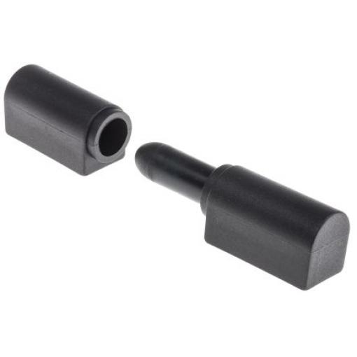 Cisternový závěs Výkyvné Válcový zámek, Matný, Termoplast Zvedání Šroubová, délka: 83 mm x 19 mm x 22 mm RS PRO