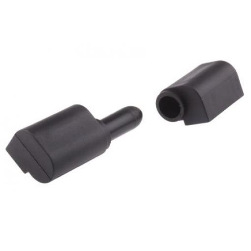 Cisternový závěs Výkyvné Válcový zámek, Matný, Termoplast Zvedání Šroubová, délka: 83 mm x 28 mm x 22 mm RS PRO