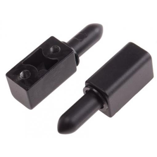 Cisternový závěs Výkyvné Válcový zámek, Matný, Tlakově litý zinek Zvedání Šroubová, délka: 64 mm x 32.5 mm x 17.5 mm RS