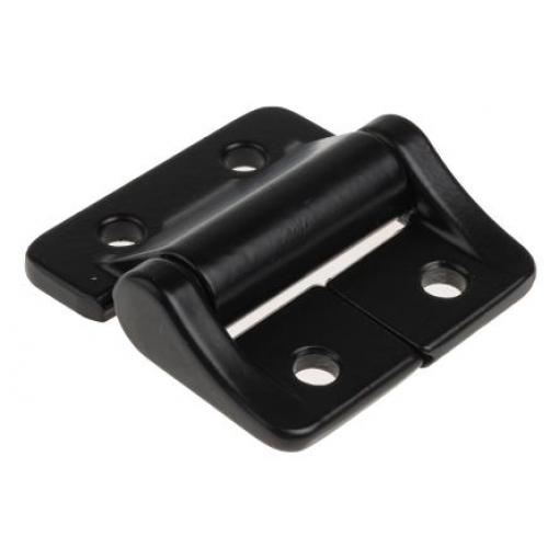 Třecí závěs Výkyvné Tření, Práškové lakování, Hliník Pevný Šroubová, délka: 40 mm x 38 mm x 10 mm RS PRO