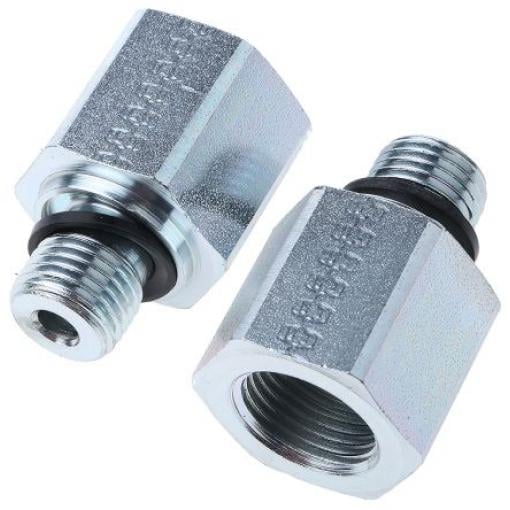 Přímá závitová redukce pro hydrauliku Vnější RI1/4EDX3/8CF Parker G 0.25 in