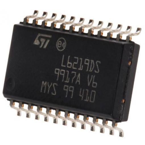 IO výkonového spínače E-L9823013TR, řada: L9823 125 °C Povrch, SOIC, počet kolíků: 24 kolíkový Nízká strana Nízká strana