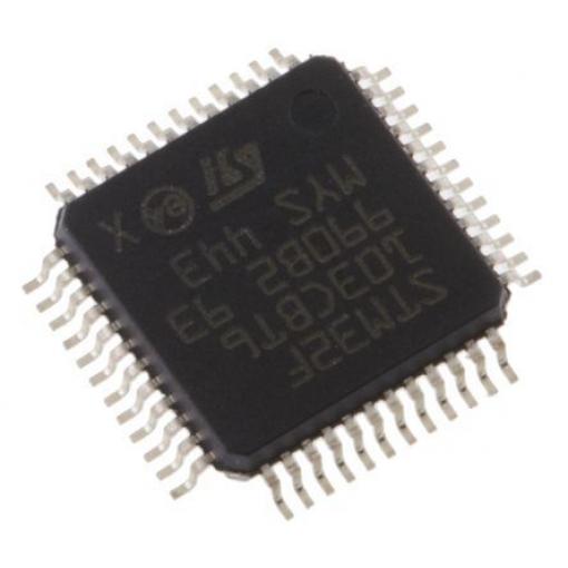 STMicroelectronics Mikrokontrolér STM32F042C6T6 32 bit ARM Cortex-M0 48 MHz 32kB Blesk 6 kB RAM, počet kolíků: 48