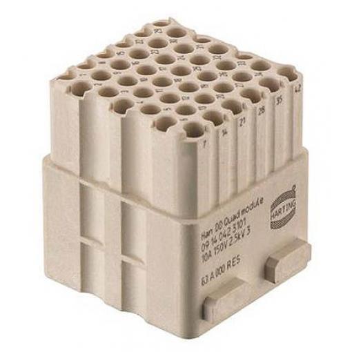 HARTING Modul napájecího konektoru pro vysoké zatížení 10 A Vnitřní HAN Modular 42