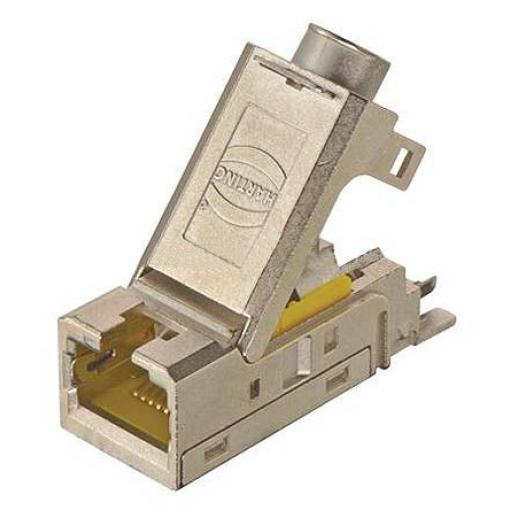 HARTING Konektor RJ45, řada: 914545 Vnitřní Cat5, počet cest: 4, Rovný, Kabel Stíněné, počet portů: 1portový