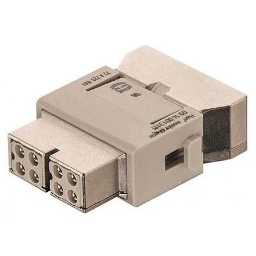 HARTING Modul napájecího konektoru pro vysoké zatížení 10 A Vnitřní HAN Modular 4