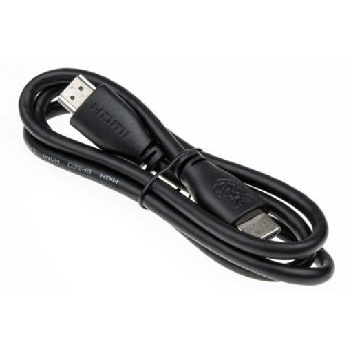 Official Raspberry Pi Black HDMI Lead 1m