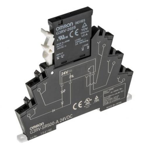 Omron G2RV-SR Polovodičové relé rozhraní 440 V ac Lišta DIN Nástrčný