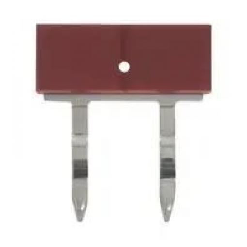 Cross bar, 2 poles, Red color