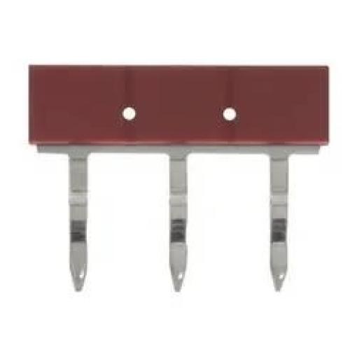 Cross bar, 3 poles, Red color