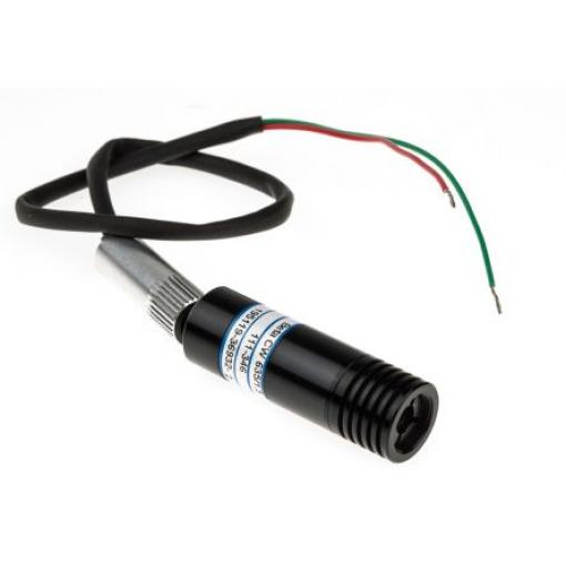 Global Laser Laserový modul 1068-40-000, řada: Beta CW Červená 633 nm 1.5 mW Spojitá vlna 3R Elipsa TTL řízení 5.5 V 4.5