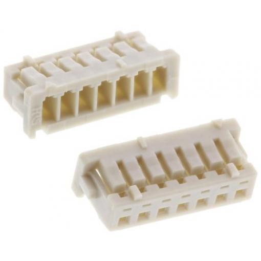 Hirose Ochranný kryt konektoru, řada: DF13 Vnější, rozteč: 1.25 mm, počet kontaktů: 7, počet řad: 1, orientace těla: