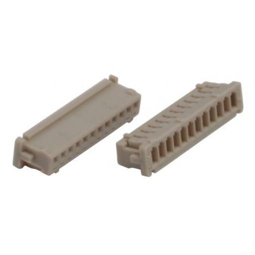 Hirose Ochranný kryt konektoru, řada: DF13 Vnitřní, rozteč: 1.25 mm, počet kontaktů: 12, počet řad: 1, orientace těla: