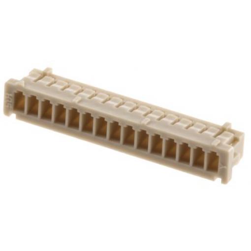 Hirose Ochranný kryt konektoru, řada: DF13 Vnější, rozteč: 1.25 mm, počet kontaktů: 15, počet řad: 1, orientace těla: