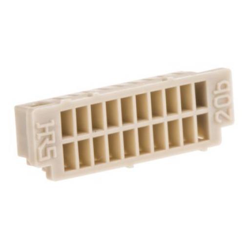 Hirose Ochranný kryt konektoru, řada: DF13 Vnitřní, rozteč: 1.25 mm, počet kontaktů: 20, počet řad: 2, orientace těla: