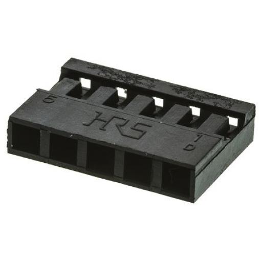 Hirose Ochranný kryt konektoru, řada: A4B Vnitřní, rozteč: 2 mm, počet kontaktů: 5, počet řad: 1, orientace těla: Rovný,