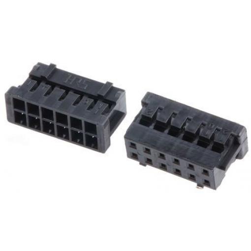 Pouzdro konektoru, řada: DF11, rozteč: 2mm, počet kontaktů: 12, počet řad: 2, orientace těla: Rovný, Samice, Kabelová