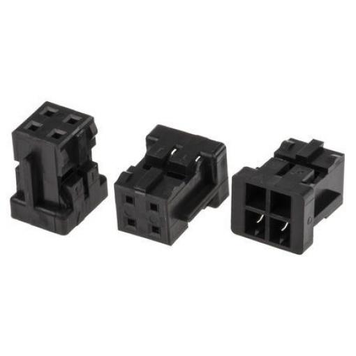 Pouzdro konektoru, řada: DF11, rozteč: 2mm, počet kontaktů: 4, počet řad: 2, orientace těla: Rovný, Samice, Kabelová