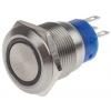RS PRO Tlačítkový spínač IP67 SPDT Panel Blokování Osvětlené 19.2 mm 5 A, barva LED: Žlutá 12 V dc 250 V ac