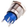 RS PRO Tlačítkový spínač IP67 SPDT Panel Blokování Osvětlené 19.2 mm 5 A, barva LED: Zelená 250 V ac
