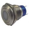 RS PRO Tlačítkový spínač IP67 SPDT Panel Okamžité Osvětlené 19.2 mm 5 A, barva LED: Zelená 250 V ac