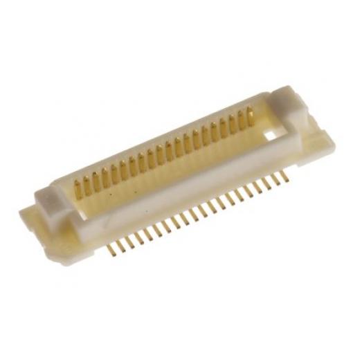 Hirose Konektor PCB, řada: FunctionMAX FX8, Deska-deska, počet kontaktů: 40, počet řad: 2, rozteč: 0.6 mm, orientace
