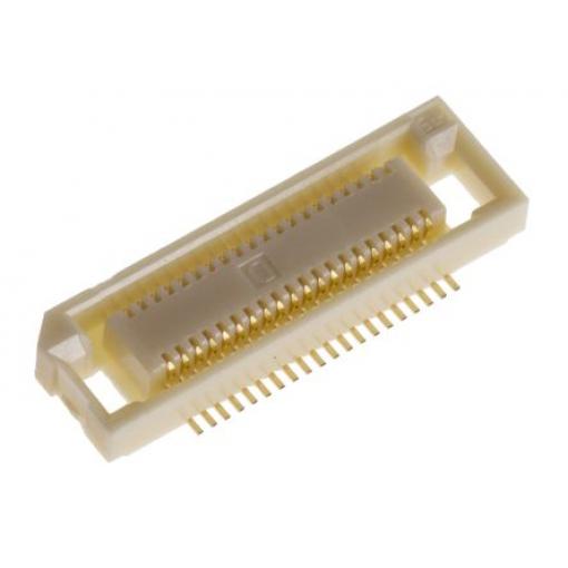 Patice PCB, řada: FunctionMAX FX8, orientace těla: Rovný, rozteč: 0.6 mm, počet kontaktů: 40, počet řad: 1, Povrch