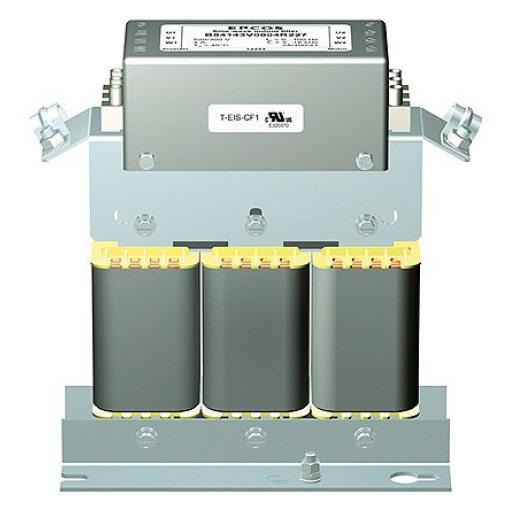 Filtr EMC, řada: B84143V, 690V ac, 50/60 Hz, Šasi, Svorkovnice, 95 A, počet fází: 3, EPCOS, RoHS,T-EIS-CF1 UL