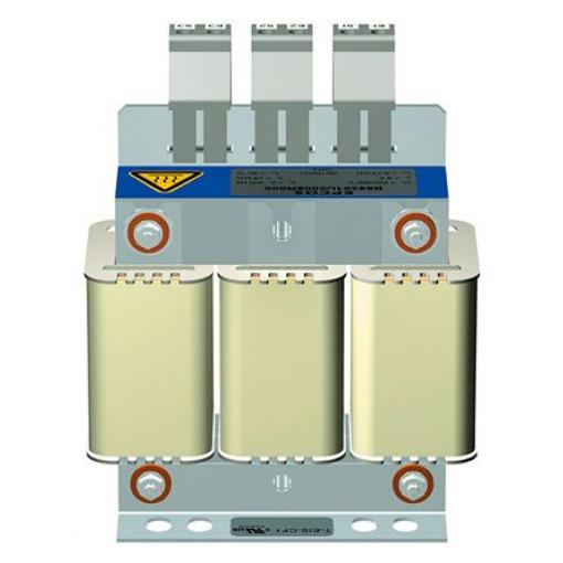 Filtr EMC, řada: B86301U, 520V ac, 50/60 Hz, Montáž na rám 250 μH, Svorkovnice, 24 A, počet fází: 3, EPCOS, 1, 25 W,