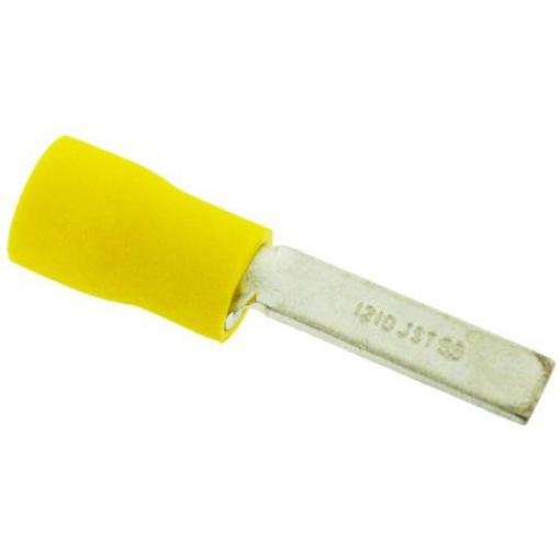 Krimpovací plochá svorka, Izolované délka čepele 18.6 mm, Žlutá, max. AWG: 10 AWG, min. AWG: 12 AWG, JST