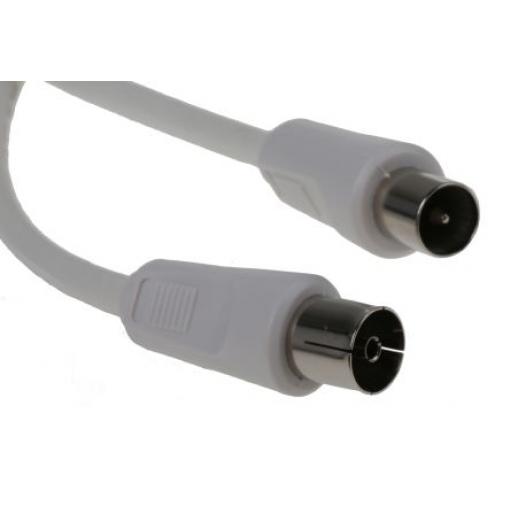 Koaxiální kabel, řada: BAK150, Šedá Vnější Vnitřní 1.5 m RS PRO
