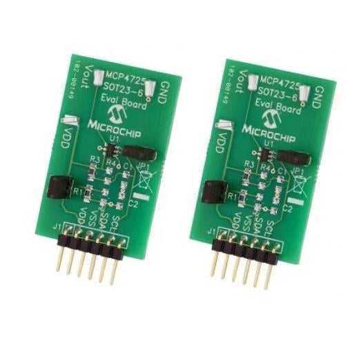 MCP4725EV DAC Vývojová sada vyhodnocovací desky pro konverzi signálu SOT23-6 Microchip
