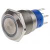 RS PRO Tlačítkový spínač IP67 DPDT Panel Okamžité Osvětlené 19.2 mm 5 A, barva LED: Žlutá 250 V ac
