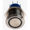 RS PRO Tlačítkový spínač IP67 DPDT Panel Blokování Osvětlené 19.2 mm 5 A, barva LED: Bílá 250 V ac