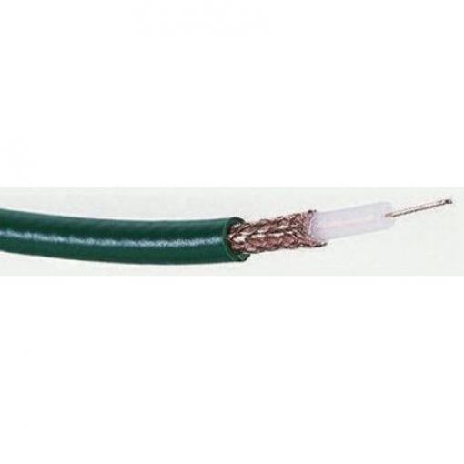 Koaxiální kabel, řada: VIDEO CABLE, Zelená, vnější průměr: 6 mm OD 100 m 75 Ω Bedea Bez koncovky