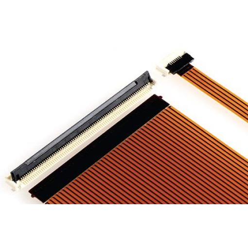 Molex Konektor FPC, řada: 505110, počet kontaktů: 7, počet řad: 1, rozteč: 0.5 mm Vnější, orientace těla: Pravý úhel,