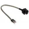 RS PRO Cat5e Ethernetové kabely, Šedá, Polyvinylchlorid, A: RJ45 200 mm Vnější, B: RJ45 Vnitřní, typ pláště: STP