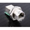 RS PRO Konektor RJ45, řada: GTC Sealed Vnitřní Cat5e, Rovný, Montáž do panelu Stíněné, počet portů: 1portový