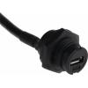 RS PRO Kabel USB Vnitřní, řada: GT11A200, A: Micro USB B, 200 mm Vnější, Černá, B: USB B