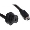RS PRO Kabel USB Vnější, řada: GT114200, A: Micro USB typ B, 200 mm Vnitřní, Černá, B: Micro USB typ B