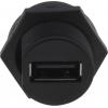 RS PRO Konektor USB, řada: GTC Sealed Vnitřní, počet portů: 1portový, orientace těla: Rovný Mini USB, Panel, IP67,